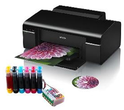 Máy in Epson T60 gắn hệ thống mực in liên tục